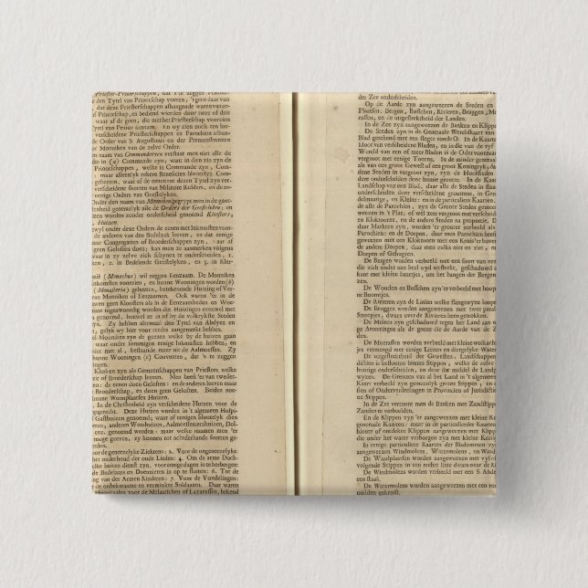 Text Page New World Atlas 2 Inch Square Button (Front)
