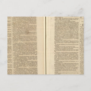 Text Page New World Atlas 2 Postcard