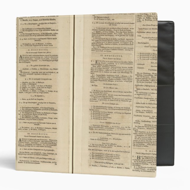 Text Page New World Atlas Binder (Front/Inside)
