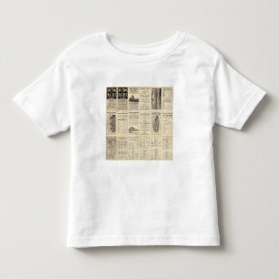 Text Page of Boston and Maine Railroad Toddler T-shirt