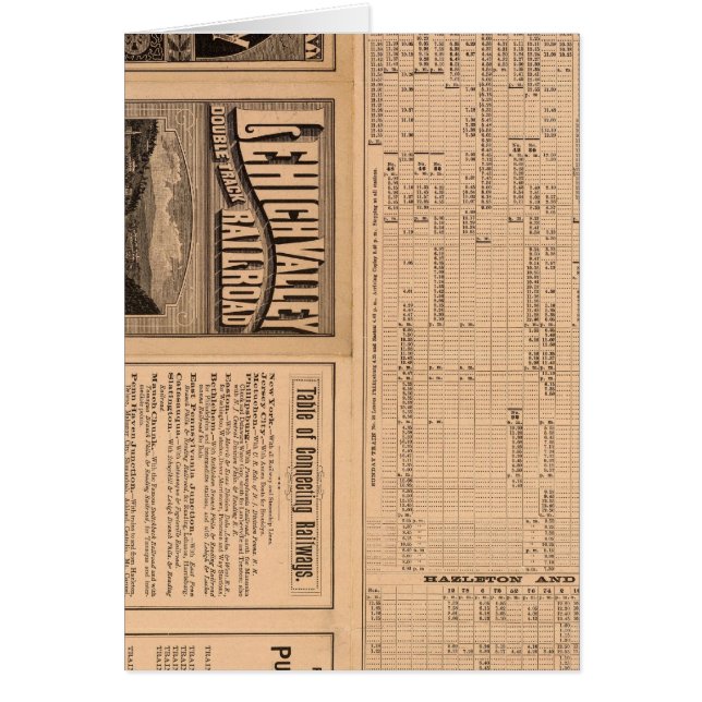 Text Page of Lehigh Valley Railroad (Front)