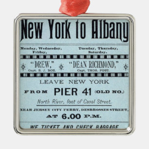 Text Page Peoples Line Metal Ornament
