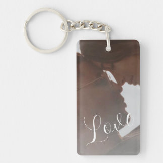 Text Photo and personalised photo collage keychain