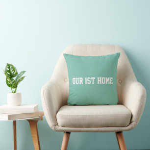 Text Template Throw Pillow