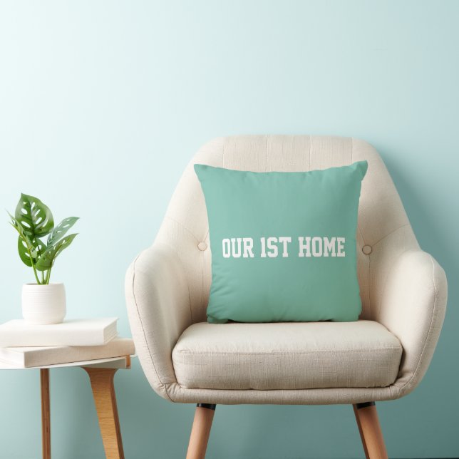 Text Template Throw Pillow (Chair)