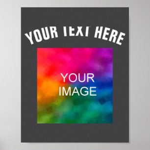 Text Upload Photo Template Boys Kids Modern _2  Poster