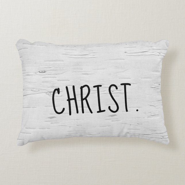 Texte CHRIST sur le Coussin d'accentuation de l'ar (Devant)