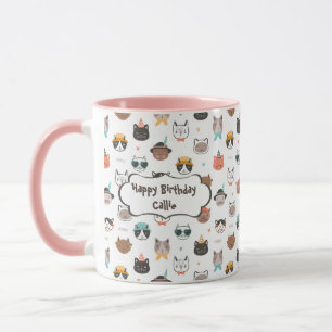 Texte d'anniversaire personnalisable sur Mug avec