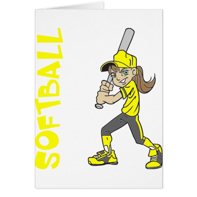 TEXTE DE BATTE DE FILLE DU BASE-BALL (Devant)