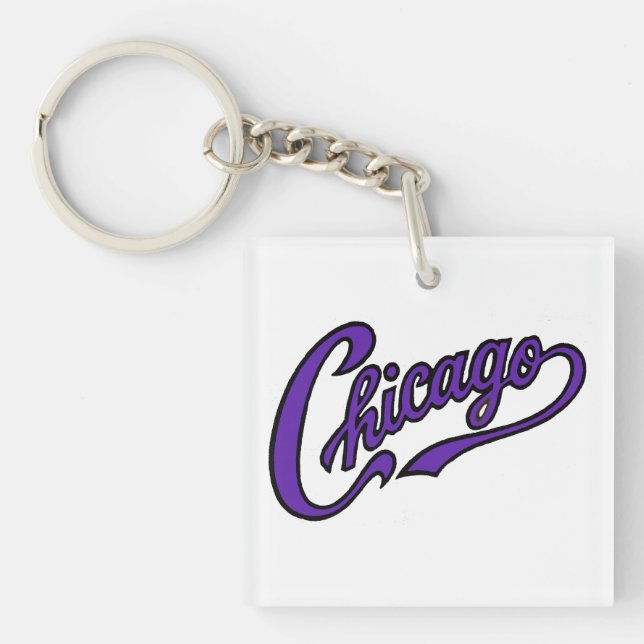 Texte de Chicago dans le Porte - clé de script vio (Devant)