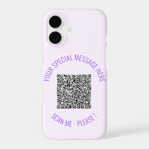 Texte de code QR Votre message spécial Cadeau mode