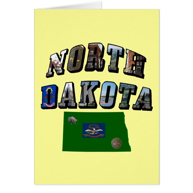 Texte de l'image du Dakota du Nord (Devant)