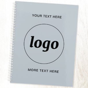 Texte de logo simple bleu poudre