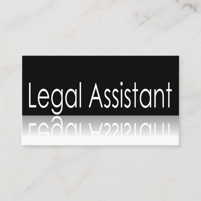 Texte de réflexion - Assistant juridique - Carte d (Devant)