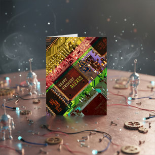 Texte et photo personnalisés Geeky Fun Birthday Ca