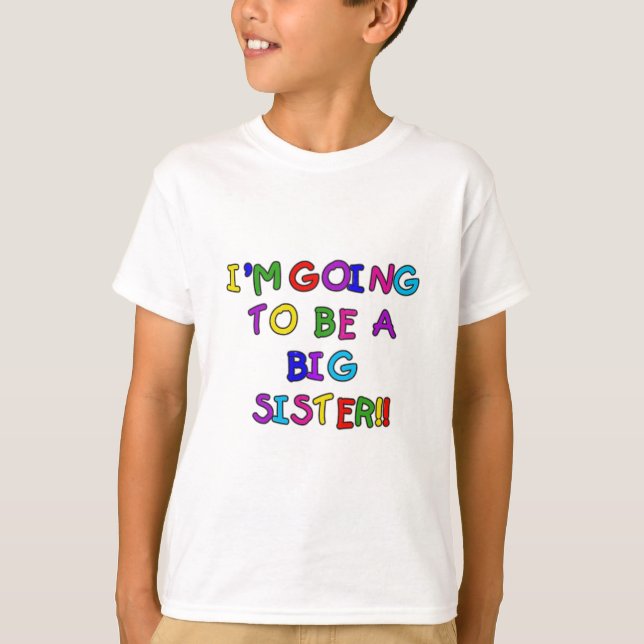 Texte Futurs Grands Soeurs T-shirts et cadeaux (Devant)