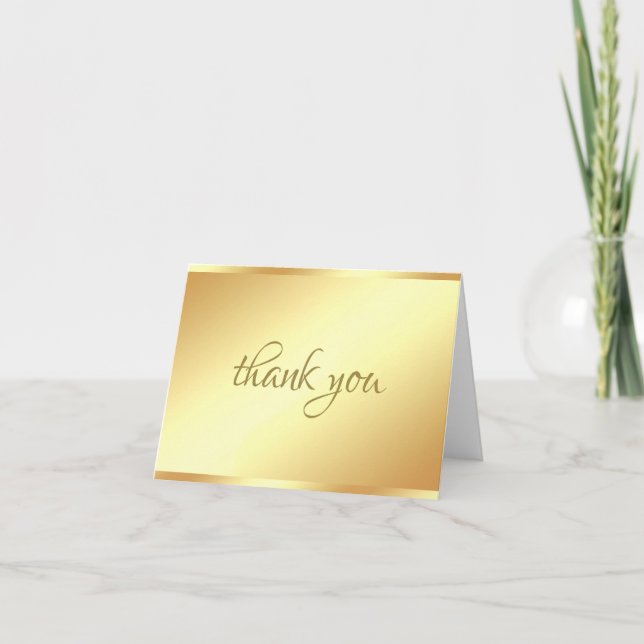 Texte manuscrit Merci Gold Modèle (Devant)
