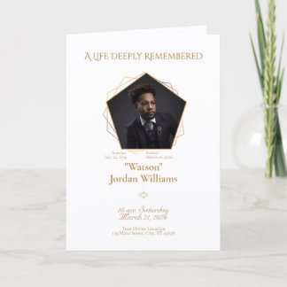 Texte Marron-Miel Fond Blanc Programme Bifolio