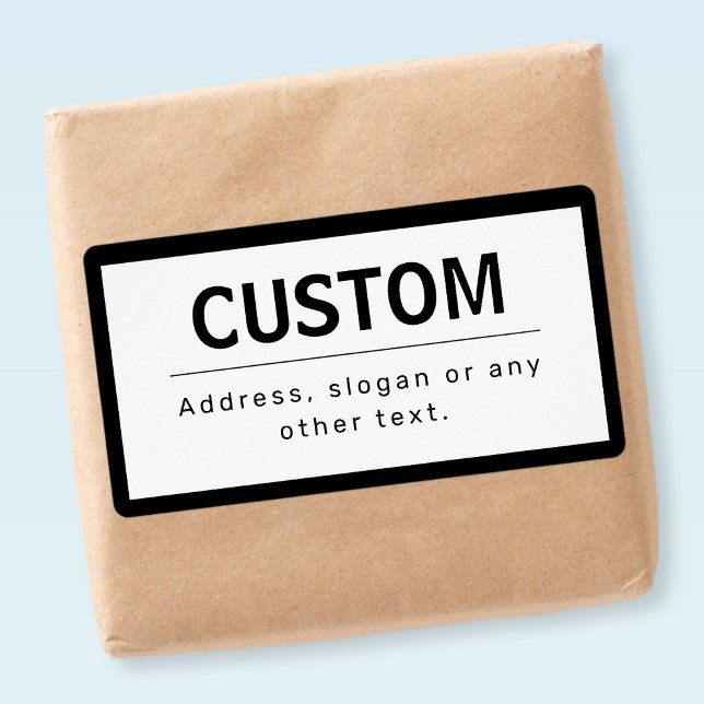 Texte moderne gras éditable | Noir & Blanc (Créateur téléchargé)