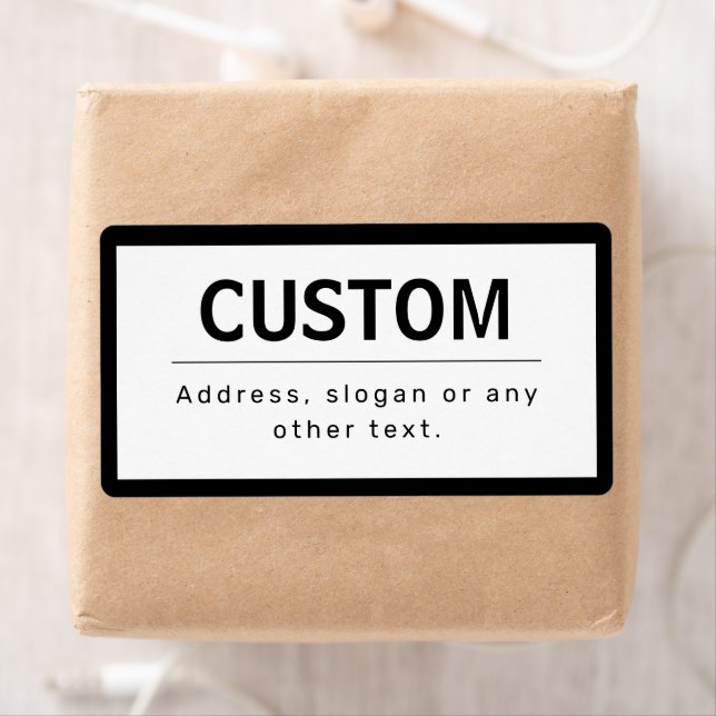 Texte modifiable moderne en gras | Noir & Blanc (En situation)