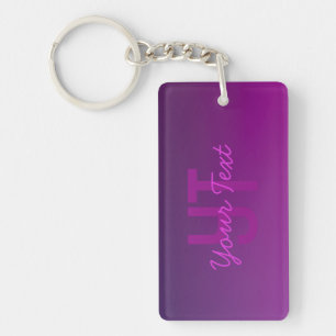 Texte monogramme modifiable moderne & Ombre violet