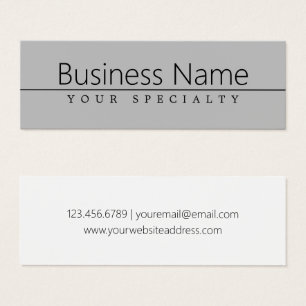 Texte noir classique simple sur gris