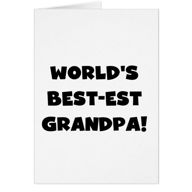 Texte noir ou blanc de grand-papa du Meilleur-est  (Devant)