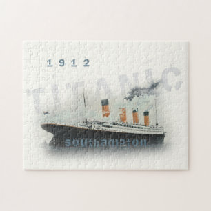 Texte personnalisé 1912 Puzzle Titanic