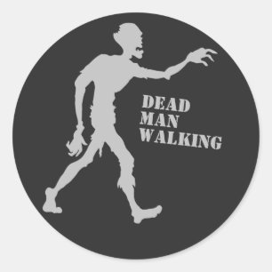 Texte personnalisé Autocollants Zombie