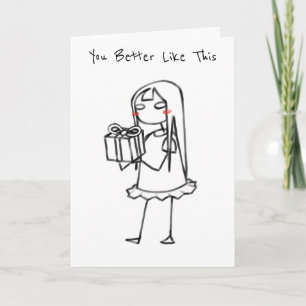 [Texte Personnalisé] Carte 'Vous Mieux Aimez Ça'
