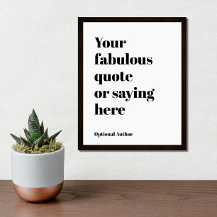 Texte Personnalisé, Citation, Chanson Affiche Lyri