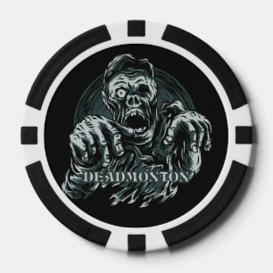 Texte personnalisé jetons de poker DEADMONTON