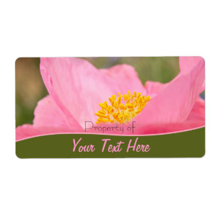 Texte personnalisé Pink Popot Livre de bordure ver