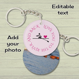 Texte photo personnalisé rowers rose recto-verso