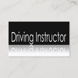 Texte réfléchi - Carte de visite de l'instructeur 