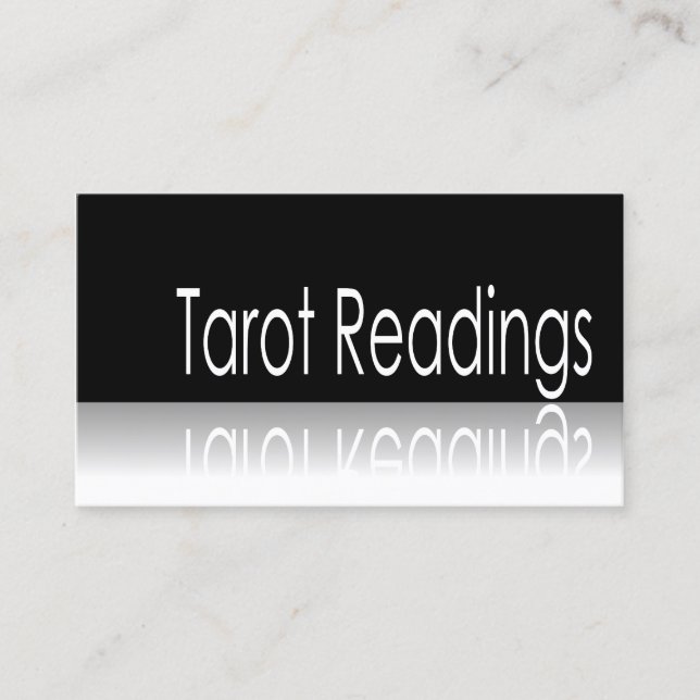 Texte réfléchi - Lectures de Tarot - Carte de visi (Devant)