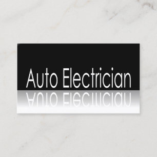 Texte Réfléchissant - Auto-électricien - Carte de 