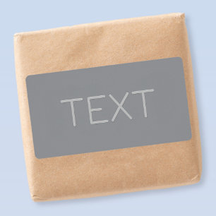 Texte simple d'apparence tridimensionnelle Gris