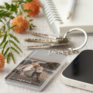 Texte simple de photo personnalisée pour maman