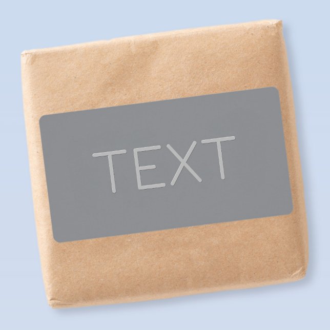 Texte simple de style 3 Dimensions | Gris (Créateur téléchargé)