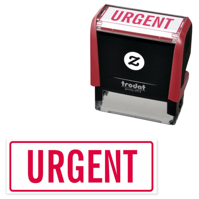 Texte URGENT Self-inking Stamp (In Situ)