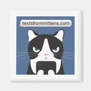 Textes de Mittens Carré Magnet