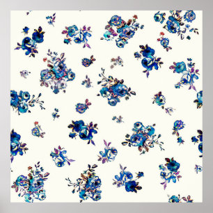 Textile and wallpaper seamless patterns. Digital i Poster