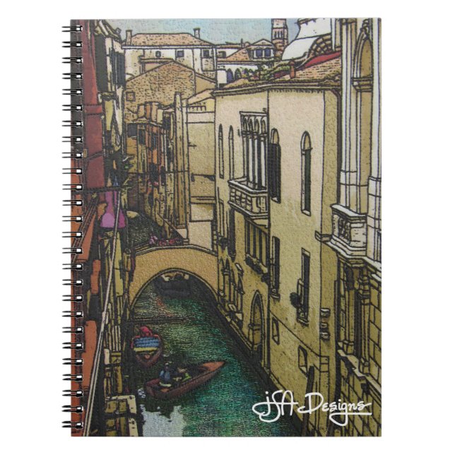 Textile Art Venice Notebook (Front)