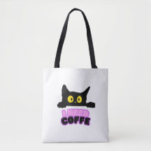 Textile bag - I need coffe