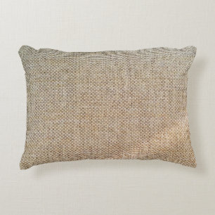 Textile brown background fabric accent pillow