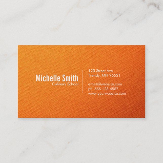 Textile Gradient Business Card (Front)