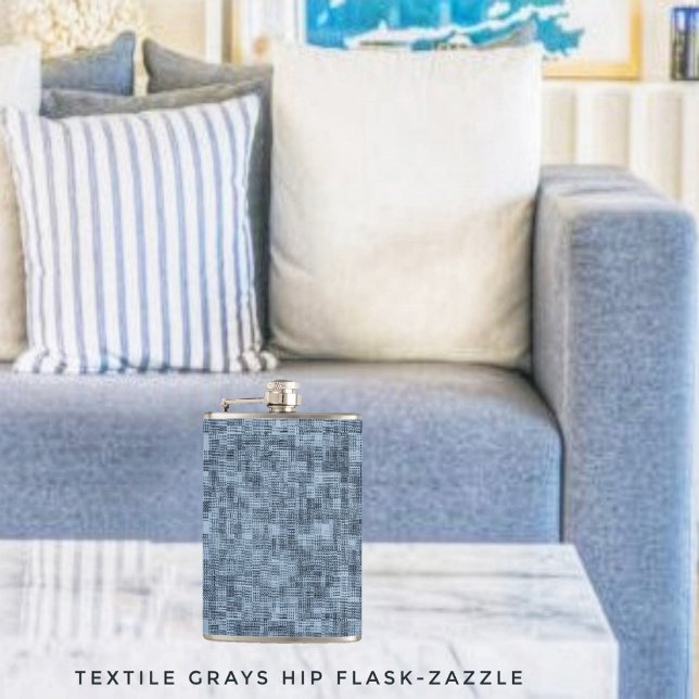 Textile Greys Hip Flask (Creator Uploaded)