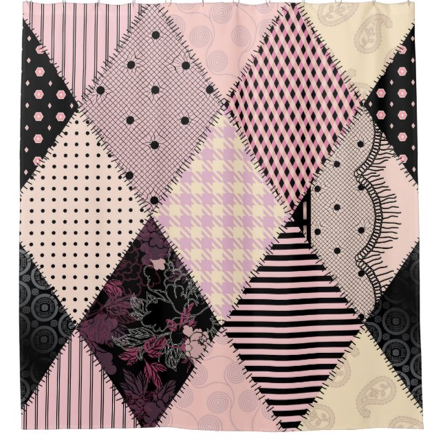 Textile Lingerie: Patchwork Vintage Pattern (Front)