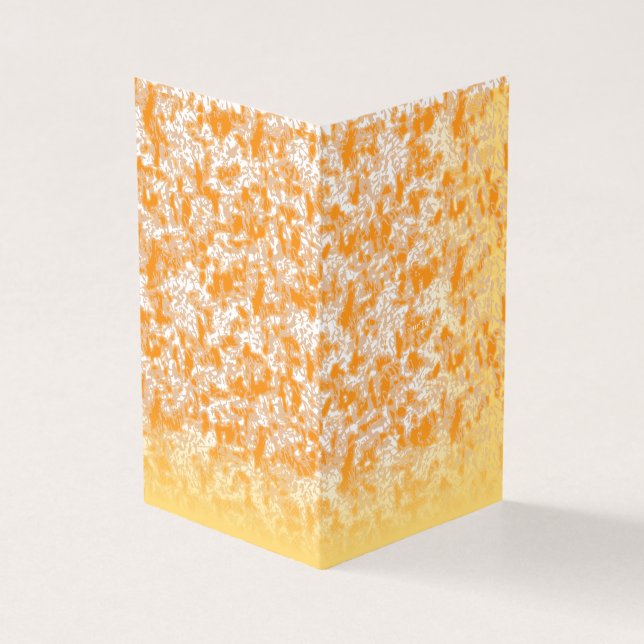 Textile pattern featuring a vibrant orange and gol (Outside)